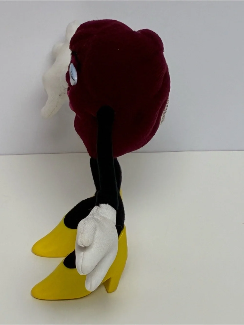 Hardee's Vintage Plush Bendable California Raisins Lady 1988 Applause Heels 6in